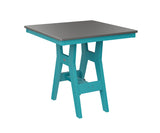 Berlin Gardens Harbor Dining Tables 33" Square Dining Table with Hammered Top