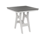 Berlin Gardens Harbor Counter Tables 33" Square Counter Table with Hammered Top