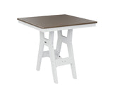 Berlin Gardens Harbor Dining Tables 33" Square Dining Table with Hammered Top