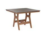 Berlin Gardens Harbor Bar Tables 44" Square Bar Table with Hammered Top