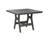 Berlin Gardens Harbor Dining Tables 44" Square Dining Table with Hammered Top