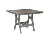 Berlin Gardens Harbor Counter Tables 44" Square Counter Table with Hammered Top