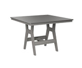 Berlin Gardens Harbor Bar Tables 44" Square Bar Table with Hammered Top