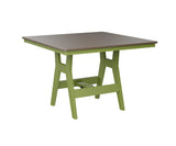 Berlin Gardens Harbor Counter Tables 44" Square Counter Table with Hammered Top