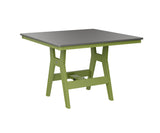 Berlin Gardens Harbor Counter Tables 44" Square Counter Table with Hammered Top