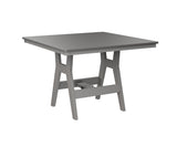 Berlin Gardens Harbor Counter Tables 44" Square Counter Table with Hammered Top