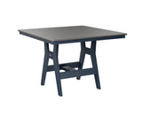 Berlin Gardens Harbor Counter Tables 44" Square Counter Table with Hammered Top