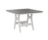 Berlin Gardens Harbor Counter Tables 44" Square Counter Table with Hammered Top