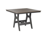 Berlin Gardens Harbor Counter Tables 44" Square Counter Table with Hammered Top