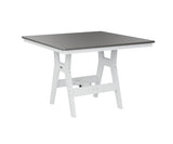 Berlin Gardens Harbor Bar Tables 44" Square Bar Table with Hammered Top