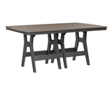 Berlin Gardens Harbor Bar Tables 44" x 72" Rectangular Bar Table with Hammered Top