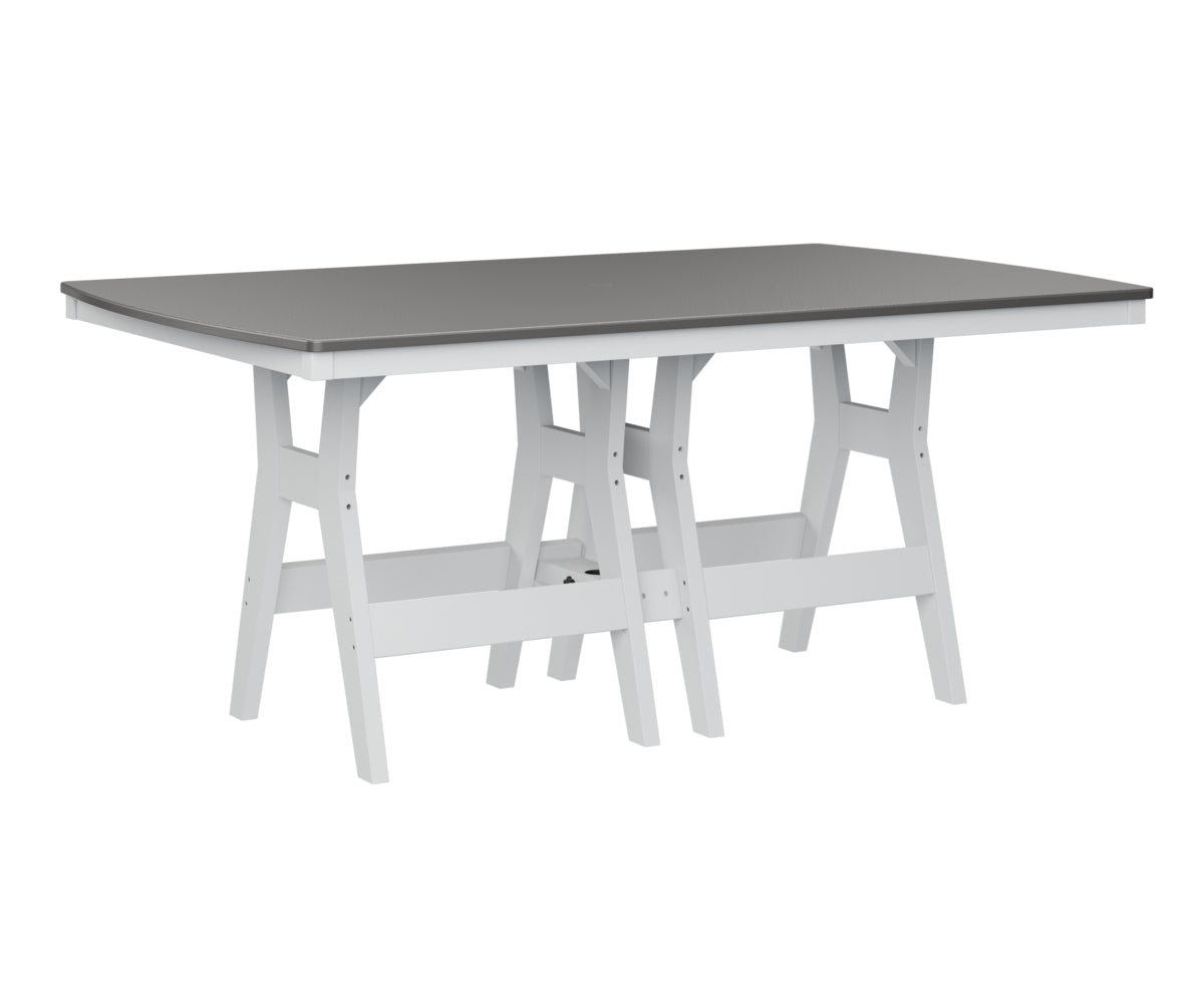 Berlin Gardens Harbor Dining Tables 44" x 72" Rectangular Dining Table with Hammered Top