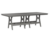 Berlin Gardens Harbor Bar Tables 44" x 96" Rectangular Bar Table with Hammered Top