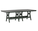 Berlin Gardens Harbor Bar Tables 44" x 96" Rectangular Bar Table with Hammered Top