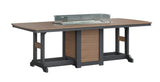 Berlin Gardens Garden Classic Standard Top 44" x 96" Rectangular Fire Bar Table