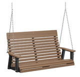 Berlin Gardens Casual-Back Double Swing (Zinc Chains)