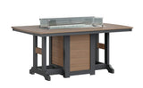 Berlin Gardens Garden Classic Standard Top 44" x 72" Rectangular Fire Dining Table