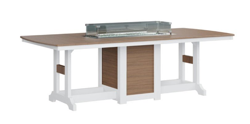 Berlin Gardens Garden Classic Standard Top 44" x 96" Rectangular Fire Bar Table