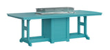 Berlin Gardens Garden Classic Standard Top 44" x 96" Rectangular Fire Bar Table