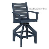 Berlin Gardens Bristol Swivel Bar Chair