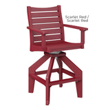 Berlin Gardens Bristol Swivel Bar Chair