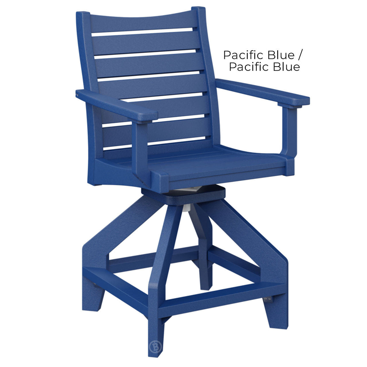 Berlin Gardens Bristol Swivel Counter Chair