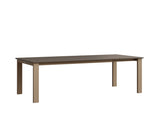 Berlin Gardens Berkley MGP 42" x 72" Expandable Table with Hammered Top
