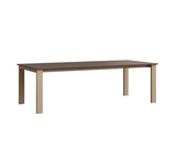Berlin Gardens Berkley MGP 42" x 72" Expandable Table with Hammered Top
