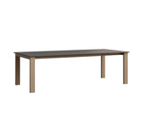 Berlin Gardens Berkley MGP 42" x 72" Expandable Table with Hammered Top