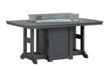 Berlin Gardens Garden Classic Standard Top 44" x 72" Rectangular Fire Dining Table
