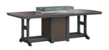 Berlin Gardens Garden Classic Standard Top 44" x 96" Rectangular Fire Dining Table