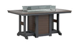 Berlin Gardens Garden Classic Standard Top 44" x 72" Rectangular Fire Counter Table