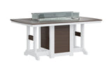 Berlin Gardens Garden Classic Standard Top 44" x 72" Rectangular Fire Counter Table