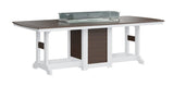Berlin Gardens Garden Classic Standard Top 44" x 96" Rectangular Fire Bar Table
