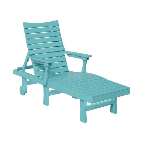 Berlin Gardens Bristol Chaise Lounge Chair Aruba Blue