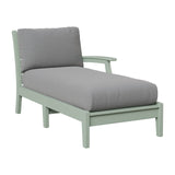 Berlin Gardens Classic Terrace Chaise Left Arm Chaise Lounge Chair