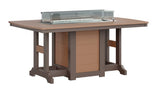 Berlin Gardens Garden Classic Standard Top 44" x 72" Rectangular Fire Dining Table