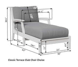 Berlin Gardens Classic Terrace Chaise Lounge Chair