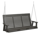 Berlin Gardens Casual-Back Three Seat Swing (Zinc Chains)
