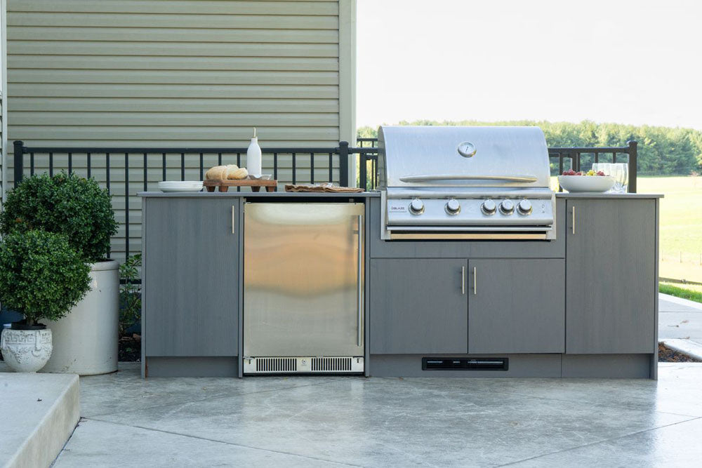 Berlin Gardens Agora 104" Outdoor Kitchen for Blaze Grill