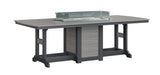 Berlin Gardens Garden Classic Standard Top 44" x 96" Rectangular Fire Counter Table