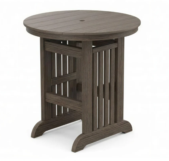 Beaver Dam Farmhouse 35" Round Mission Dining Table