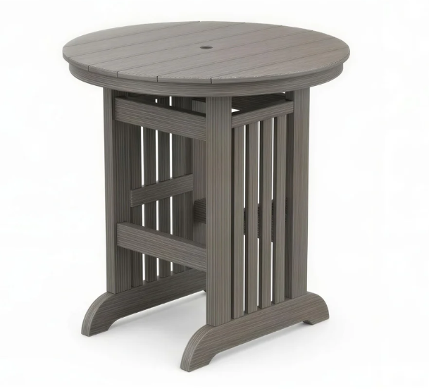 Beaver Dam Farmhouse 35" Round Mission Dining Table