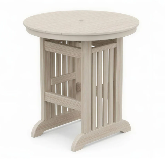 Beaver Dam Farmhouse 35" Round Mission Dining Table