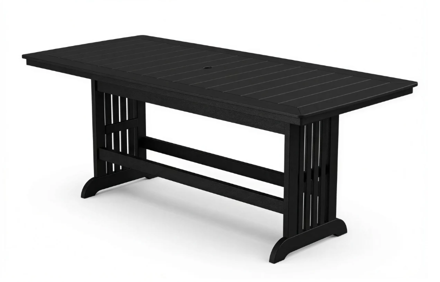 Beaver Dam Farmhouse 36"x36" Mission Bar Table