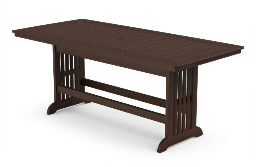 Beaver Dam Farmhouse 45"x45" Mission Bar Table
