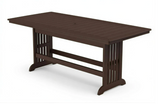 Beaver Dam Farmhouse 45"x45" Mission Bar Table