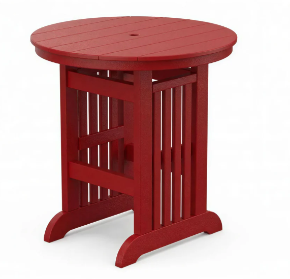 Beaver Dam Farmhouse 48" Round Mission Bar Table