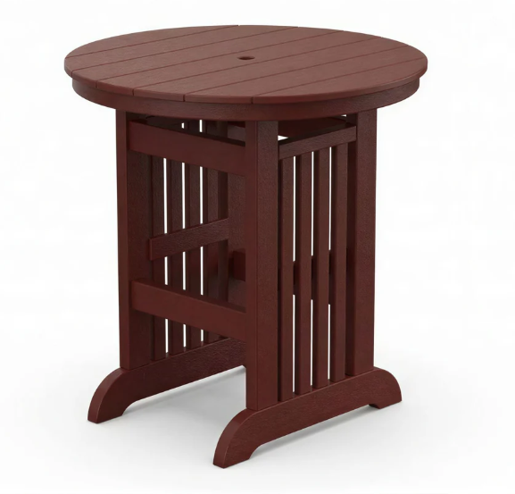 Beaver Dam Farmhouse 48" Round Mission Bar Table