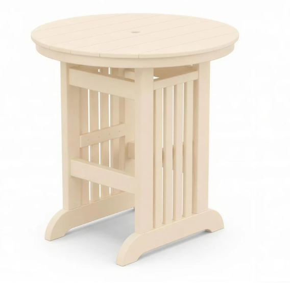 Beaver Dam Farmhouse 35" Round Mission Dining Table